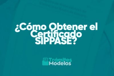 Cómo Obtener el Certificado SIPPASE