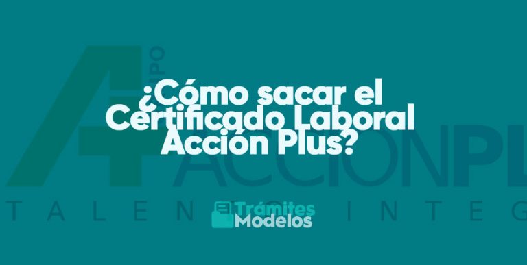 ¿cómo Obtener El Certificado De Vida Laboral De Acción Plus Trámites Yemk 7090