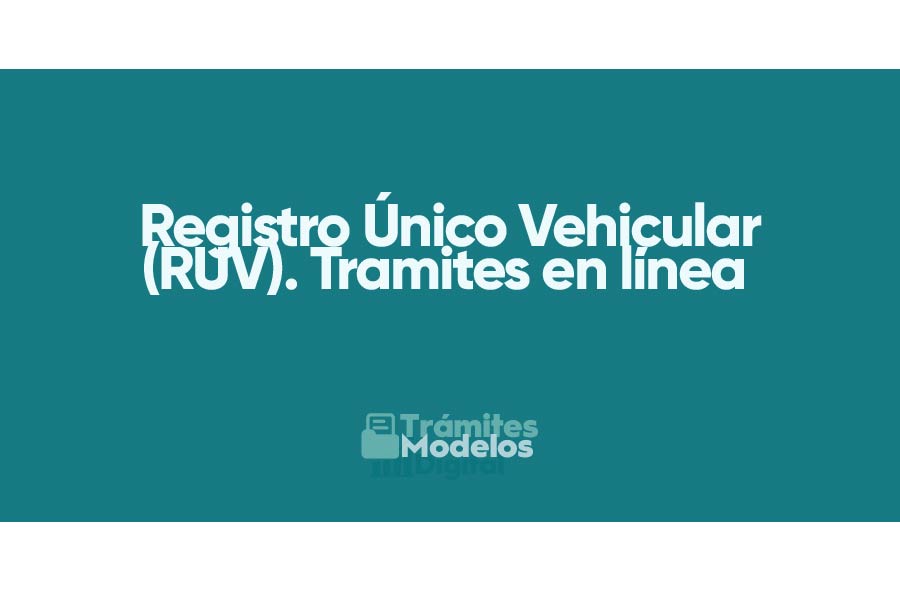 Registro Único de Vehículos (RUV) en Panamá