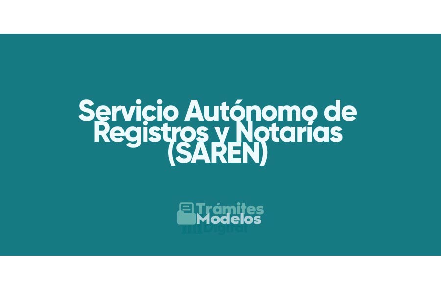 Servicio Autónomo de Registros y Notarías (SAREN)