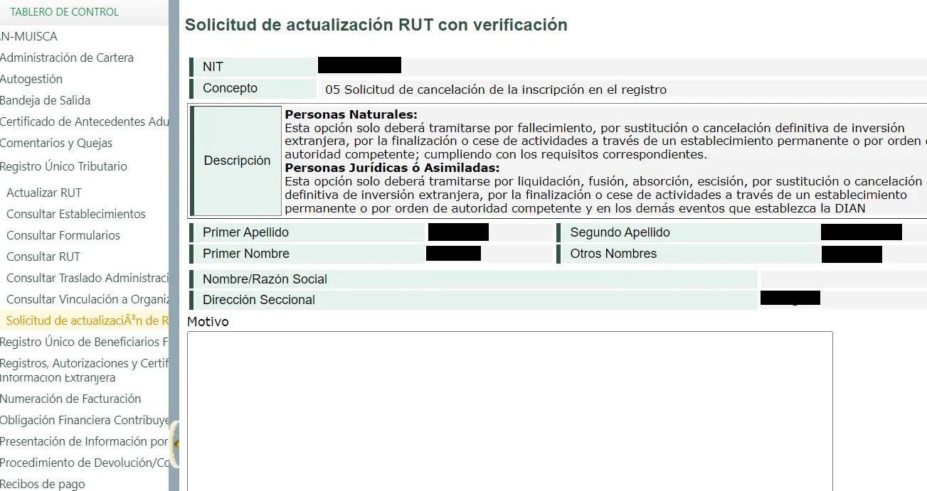 Actualizar El RUT ¡Registro Único Tributario!