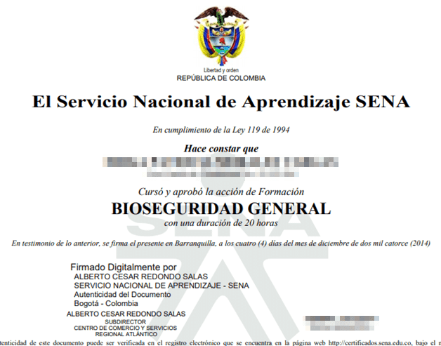 Certificado SENA: Consulta Y Descarga General