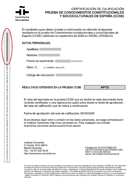 ECAES: Certificado Y Consulta De Las Pruebas