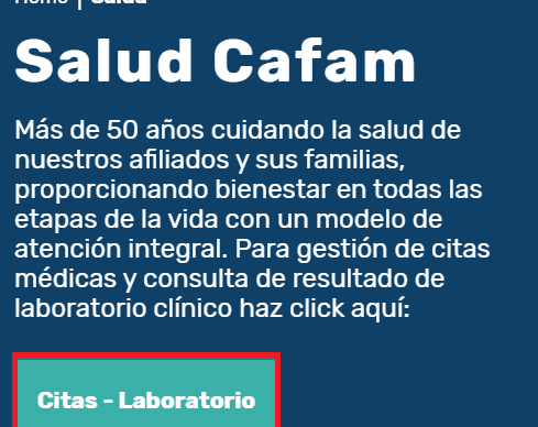 Obtención De Citas En El CAFAM En Línea